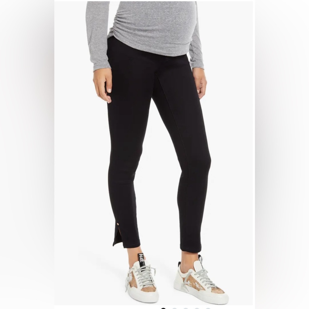 Butter Ankle Slit Maternity Jeans 1822 Denim